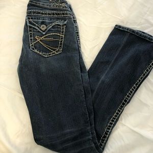 Silver Flare Jeans